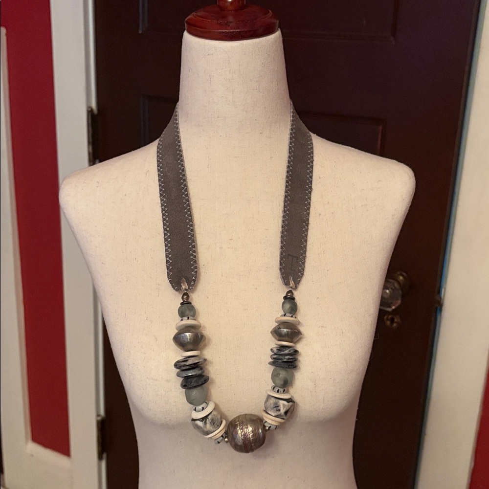 Twine & Twig beaded necklace